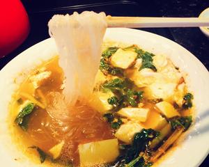 快手韩式减脂无油豆腐粉丝汤的做法 步骤9