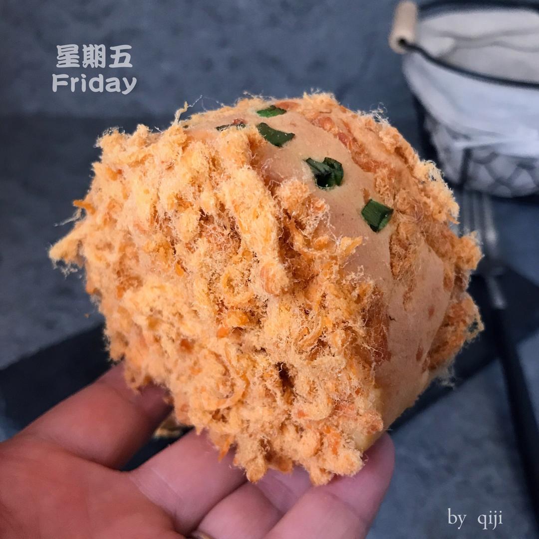 香葱肉松蛋糕卷