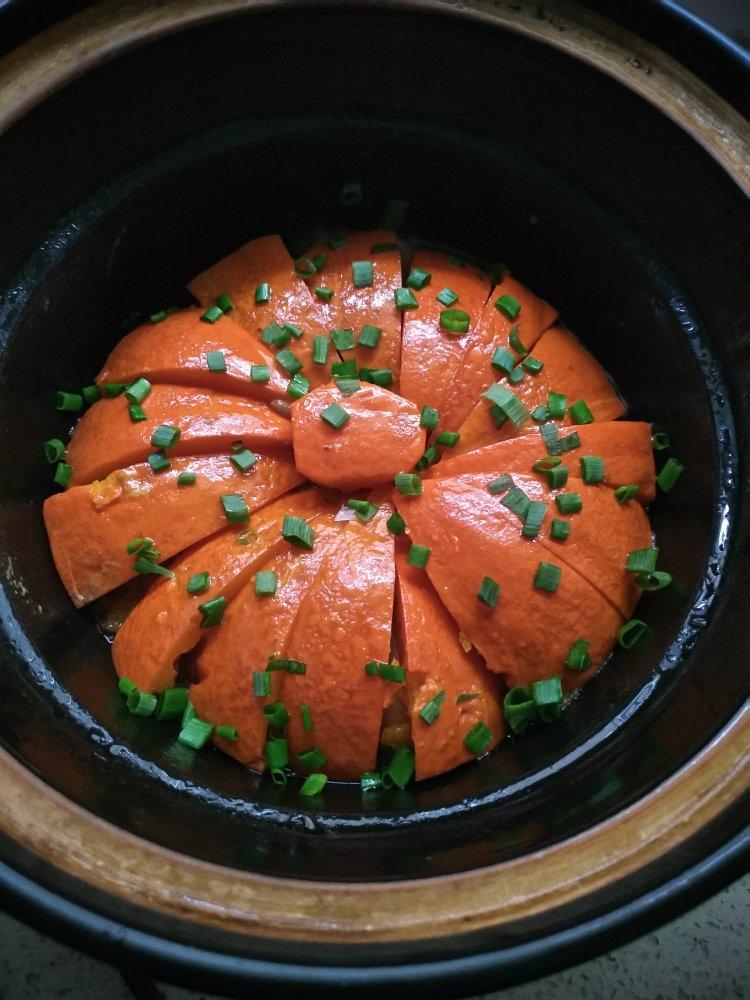 郑-63做的砂锅油浸焗南瓜