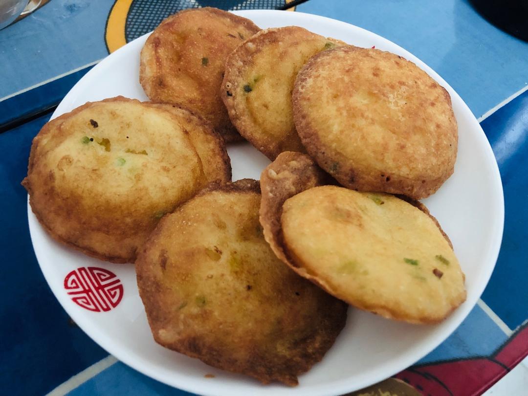 霞浦油饼（米浆葱油饼）