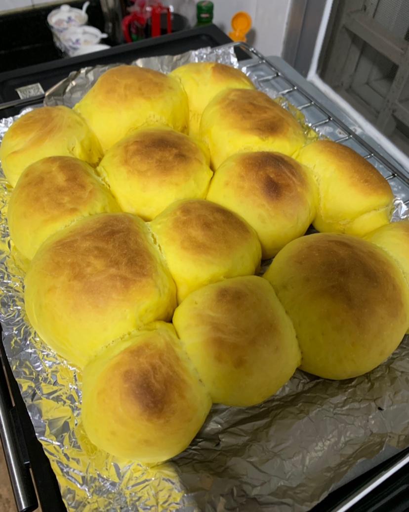 南瓜吐司，奶香南瓜吐司，极致柔软，直接法