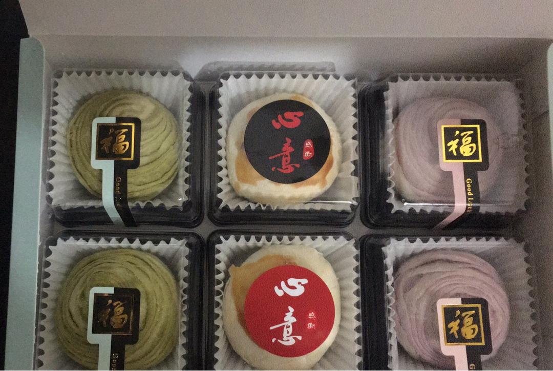 蛋黄酥~紫薯、抹茶、原味~花好月圆，中秋快乐~内附一次做六色蛋黄酥方法~