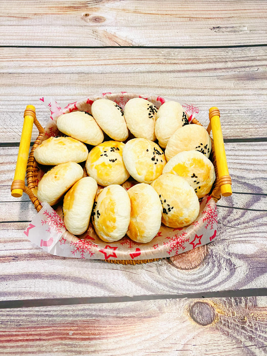 酥皮绿豆饼   酥得掉渣渣