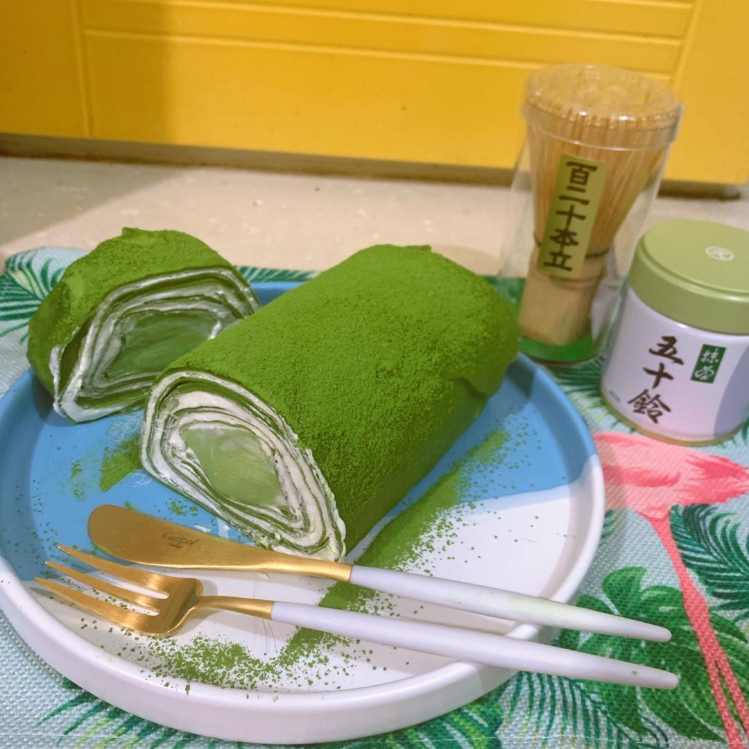 抹茶奶冻毛巾卷【曼食慢语】