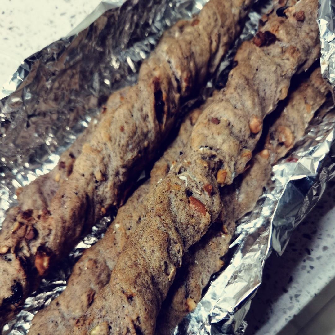 无糖无油的超香全麦坚果棒，0失败~