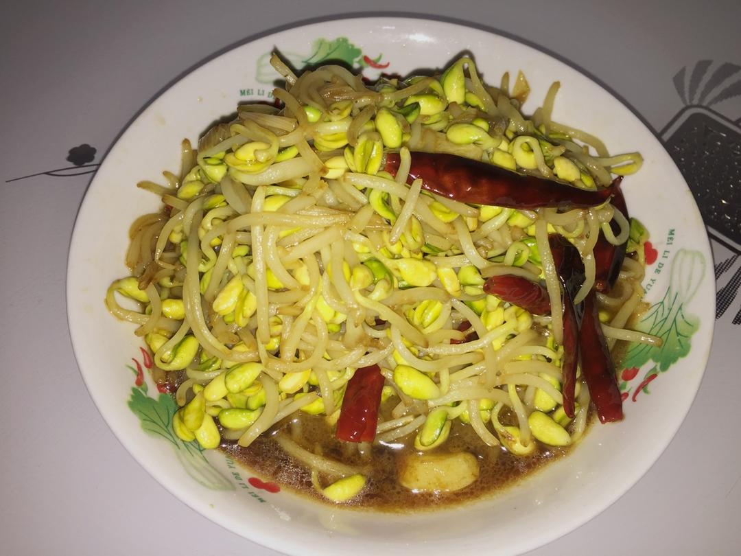 呛炒黄豆芽