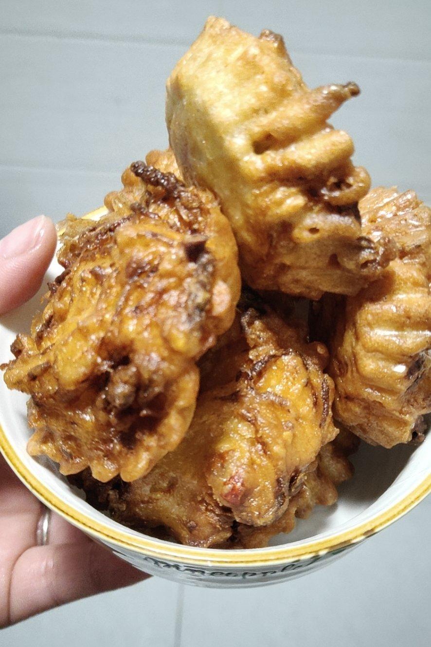 萝卜丝虾皮油墩子