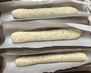 一次发酵 天然酵种全麦奇亚籽棍子面包（附酵母粉版）的做法 步骤7