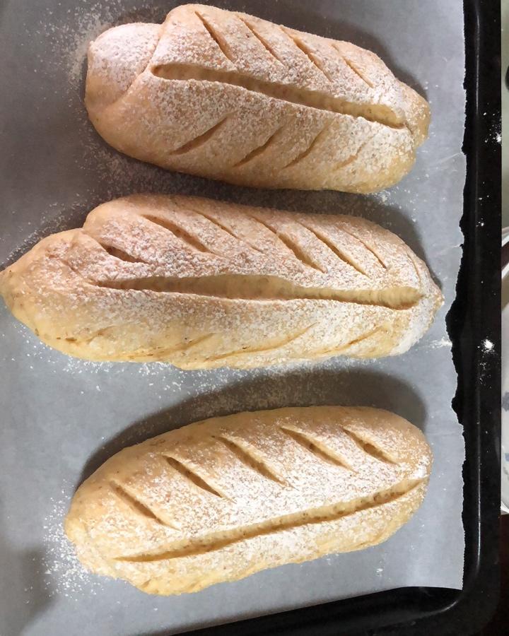 全麦蔓越莓软式欧包（免揉）