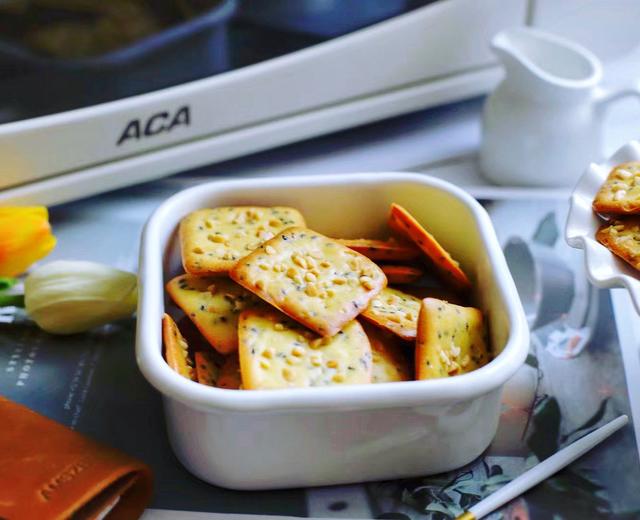 黑芝麻薄饼的做法