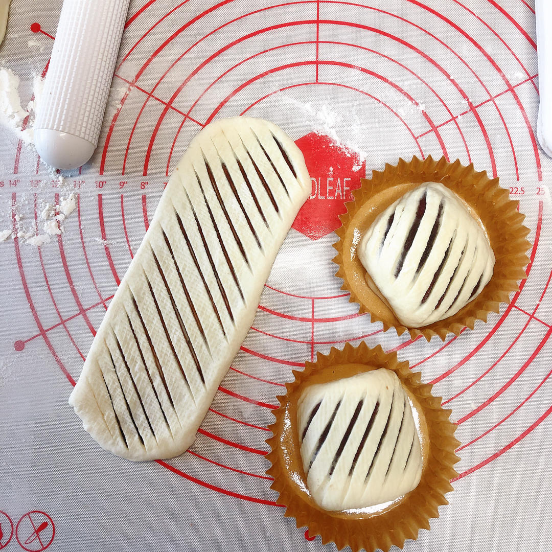 一次成功的豆沙吐司面包