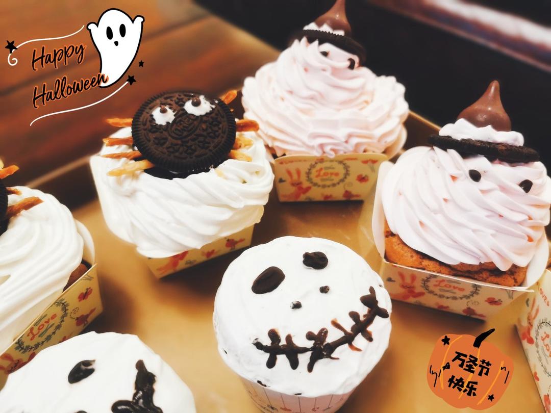 万圣节的蜘蛛杯子蛋糕 🕷️Spider cupcakes