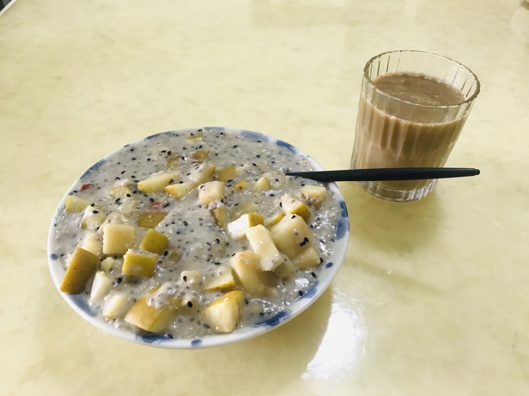 牛奶燕麦粥