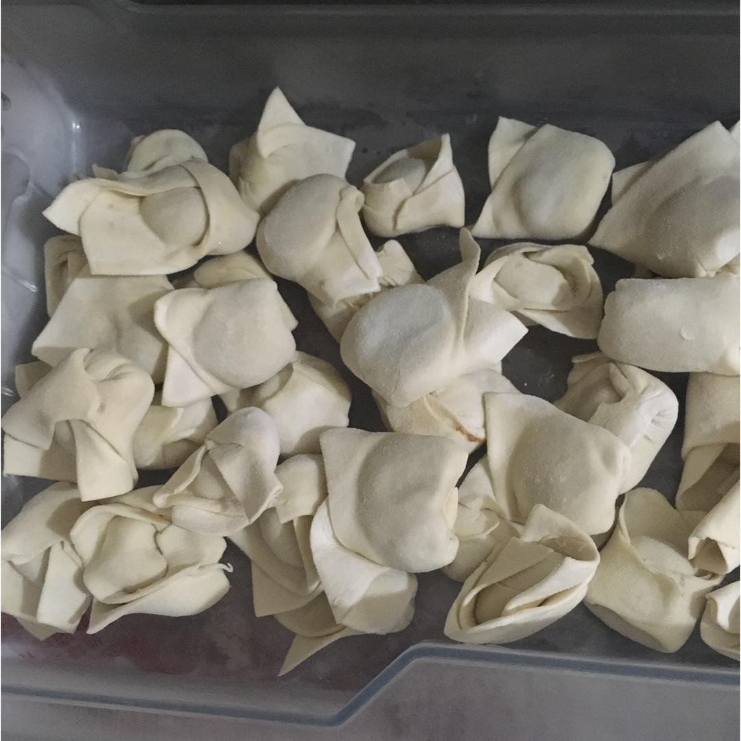 自己做馄饨皮、云吞皮