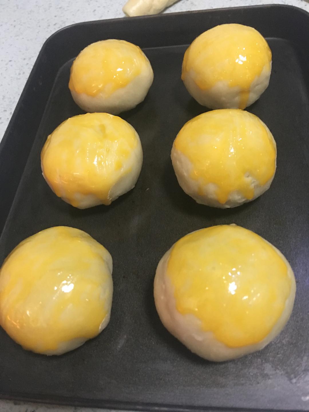 超简单系列：——蛋黄酥——不用揉，不醒面，酥掉渣的中式酥皮点心的做法 步骤15