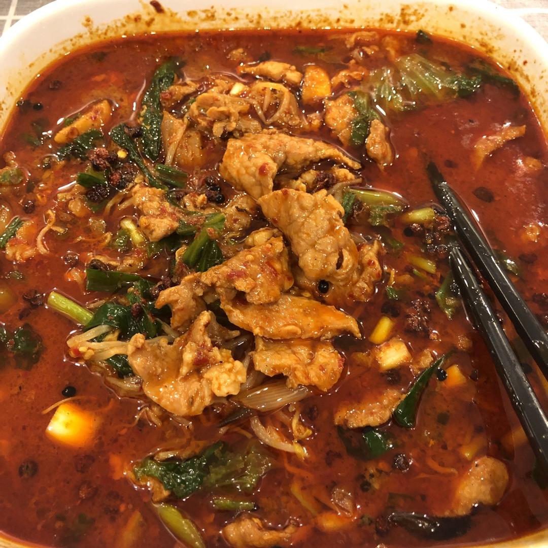【超嫩的水煮肉片】火锅底料版