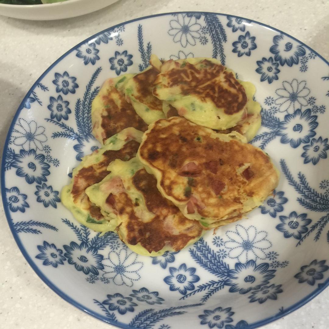 土豆泥火腿鸡蛋饼