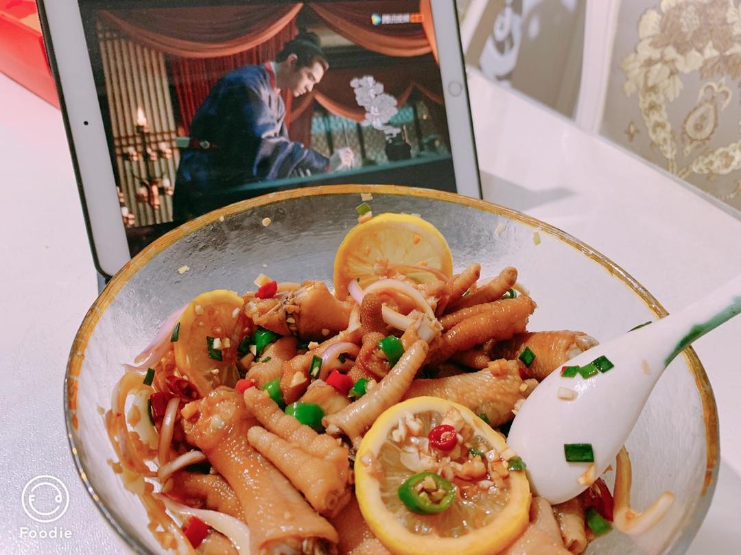 【柠檬酸辣鸡爪】自制超级无敌美味的网红鸡爪