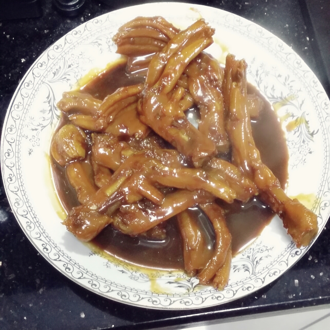 红烧鸭掌