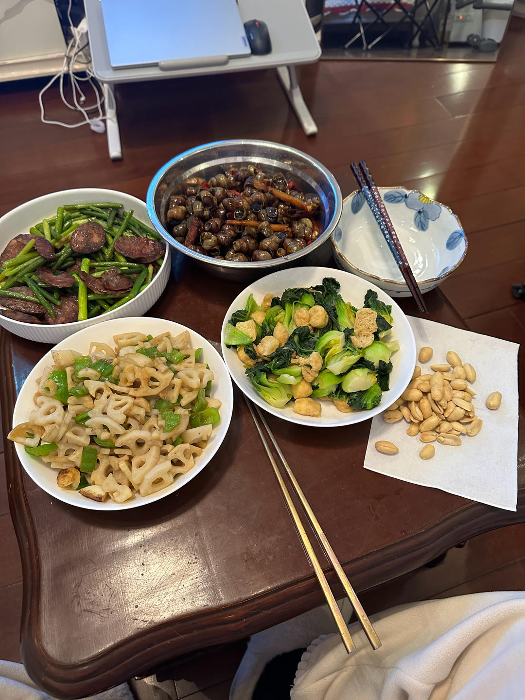 家常快手菜小炒藕丁真香