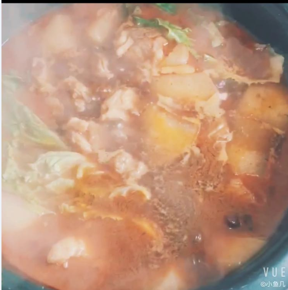 自制排骨火锅