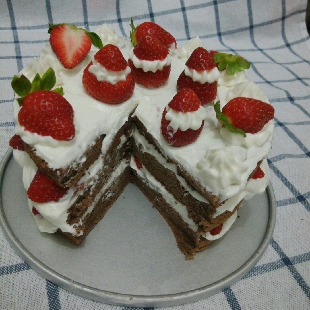 ぅvickey~做的【小窍门】如何切出厚薄均匀的蛋糕片