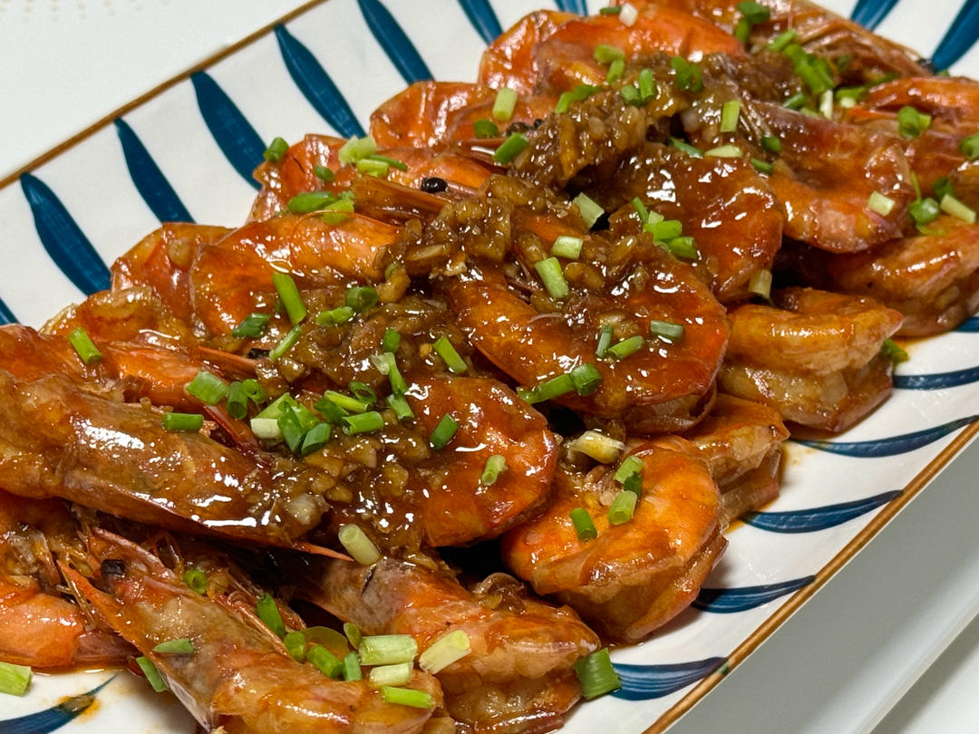 吮指酸甜油焖大虾（糖醋大虾）