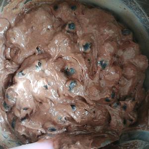 蓝莓酸奶巧克力玛芬的做法 步骤7