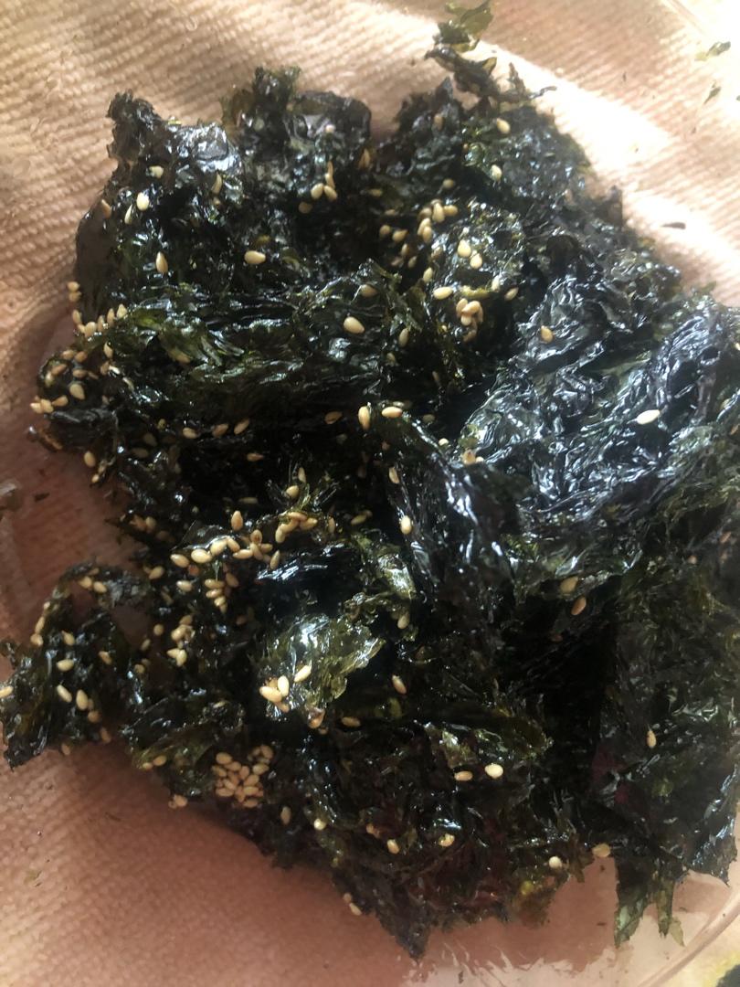 用紫菜做海苔（简单又好吃）