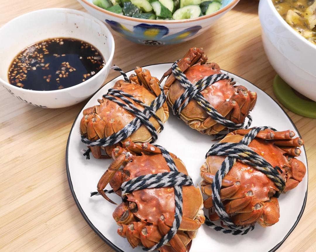 超级简单的清蒸大闸蟹