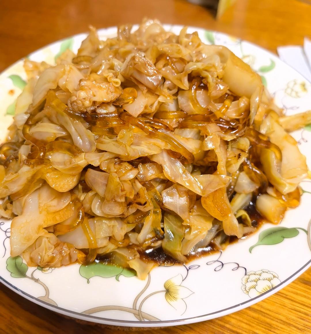 包菜炒粉丝