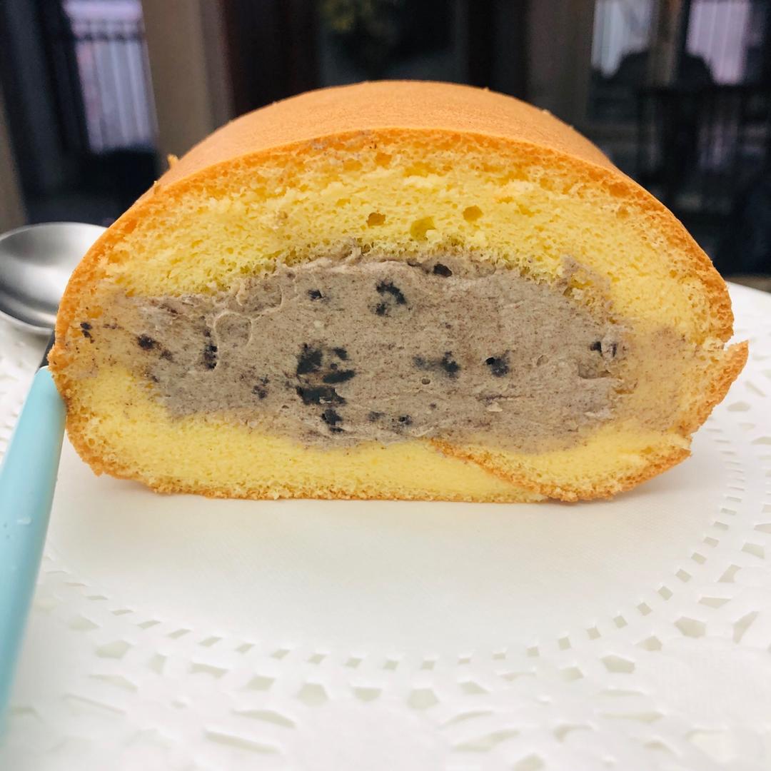 一口天堂超好吃的咸奶油奥利奥卷/蛋糕篇6：「厚卷」