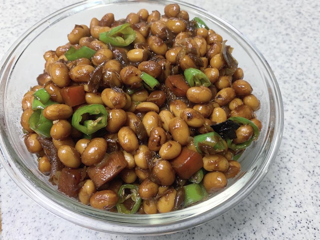 酱焖黄豆