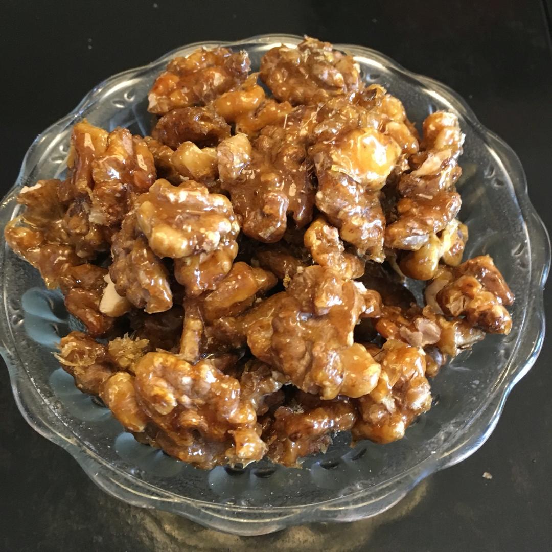 【琥珀核桃仁】冰糖无油不粘手