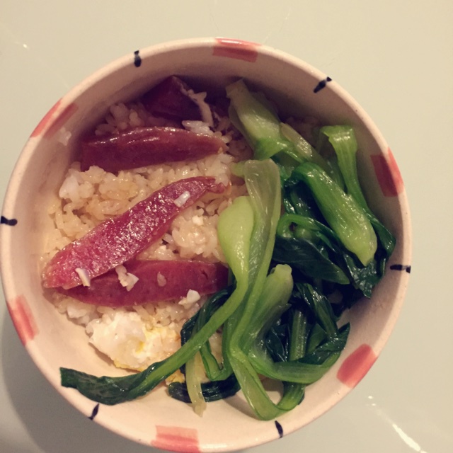 腊肠煲仔饭电饭锅版