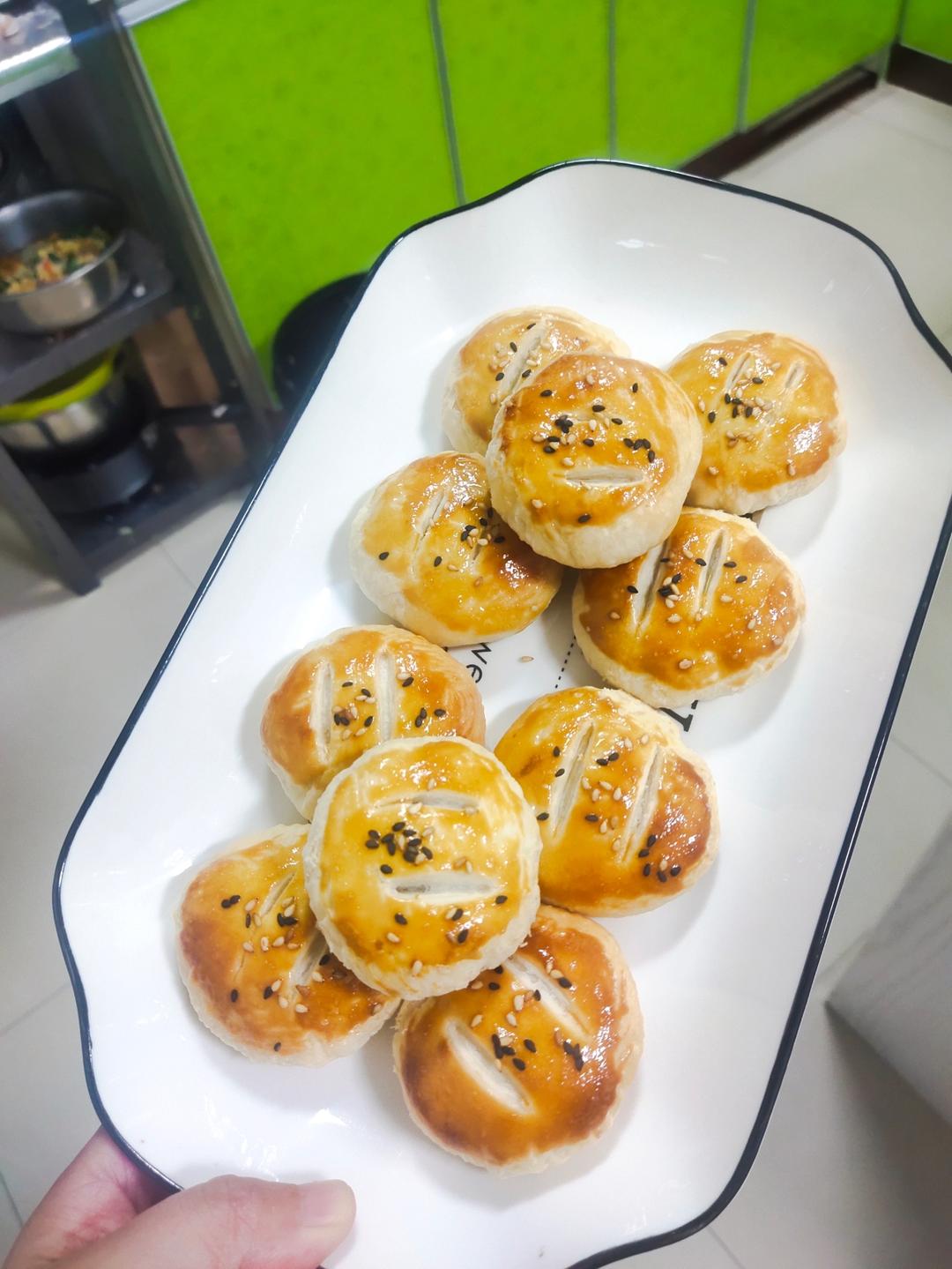 层层起酥的美味豆沙饼（烤箱）酥掉渣