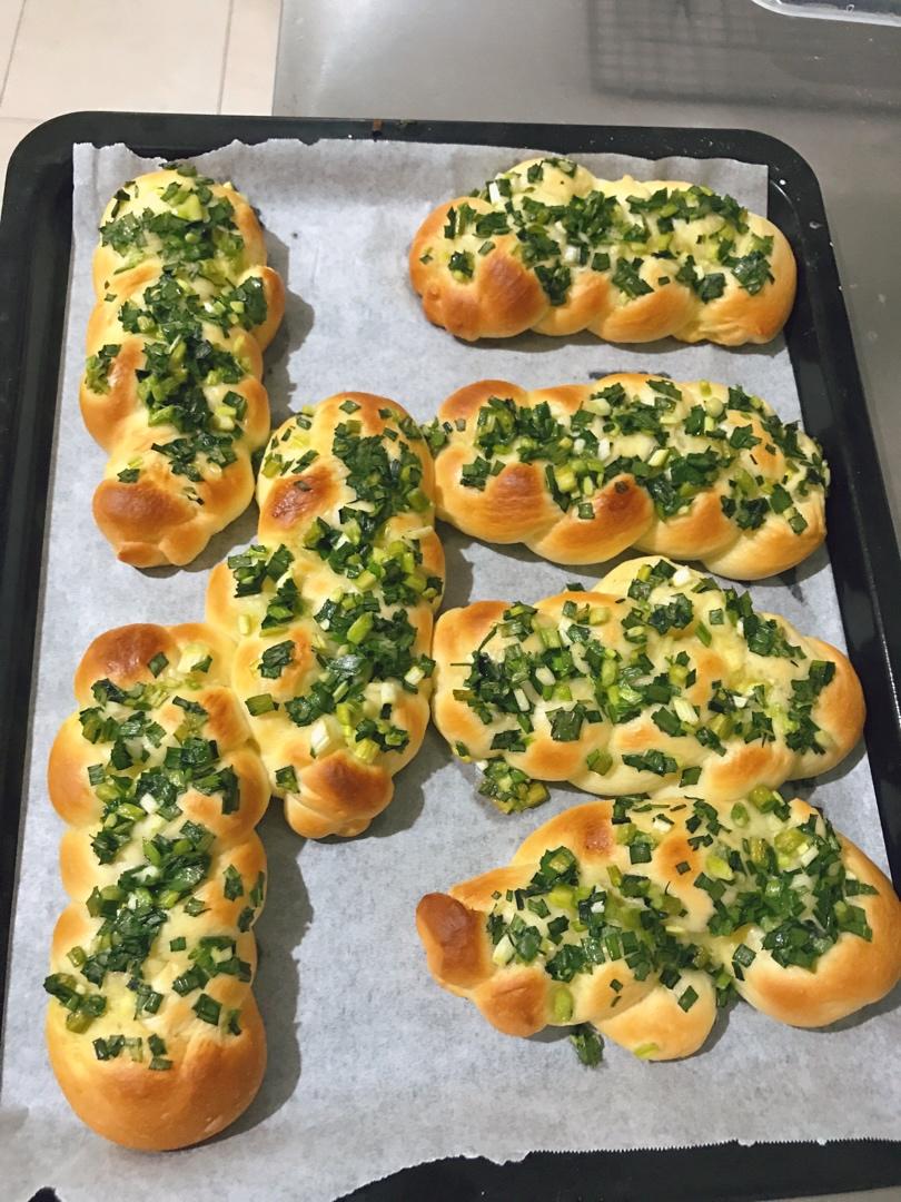 牛油香葱软面包 可以一天三顿都吃它！