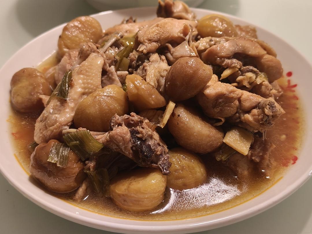 板栗炖鸡