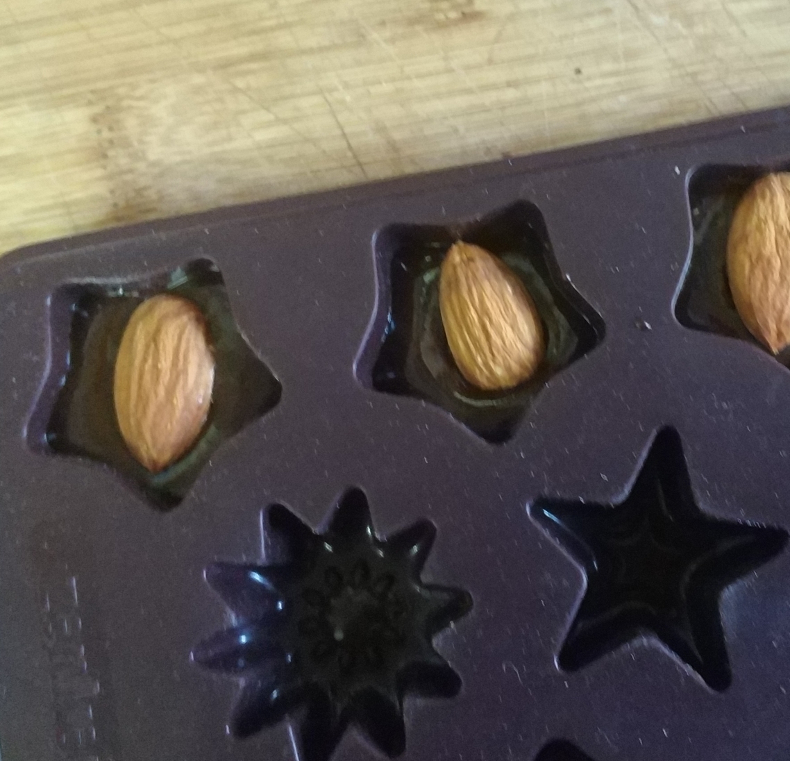可可液块可可脂自制黑巧克力的做法 步骤6