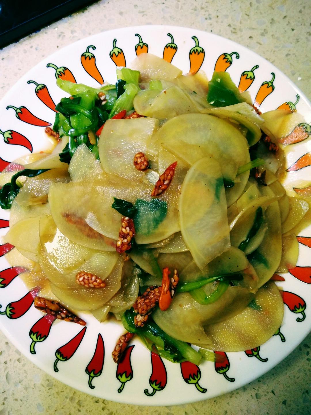 凉拌土豆片