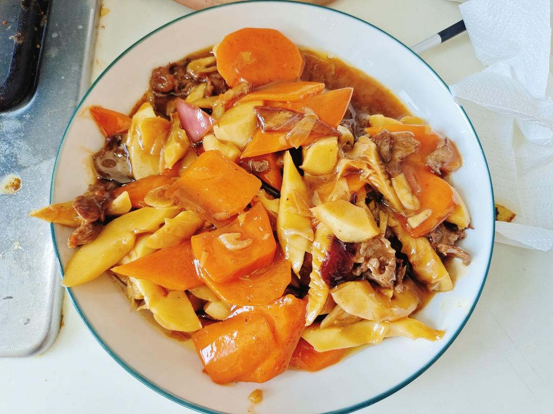 春天的味道——笋片炒肉