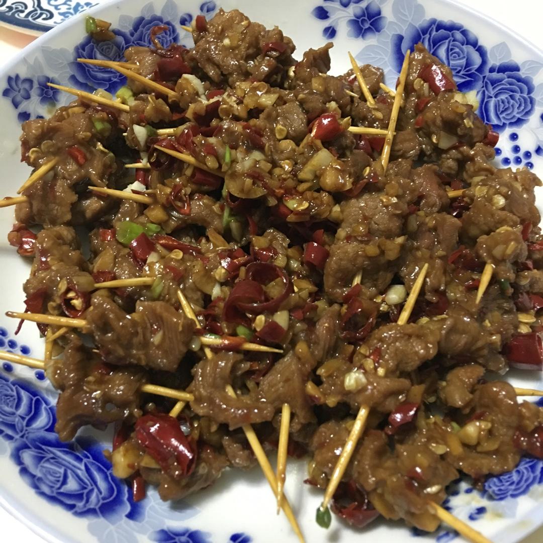 牙签牛肉 道地湖南味