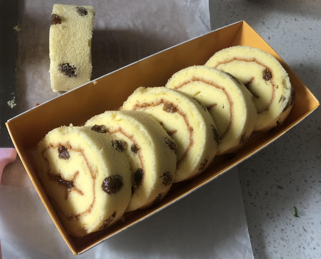 原味基础蛋糕卷(小五卷)