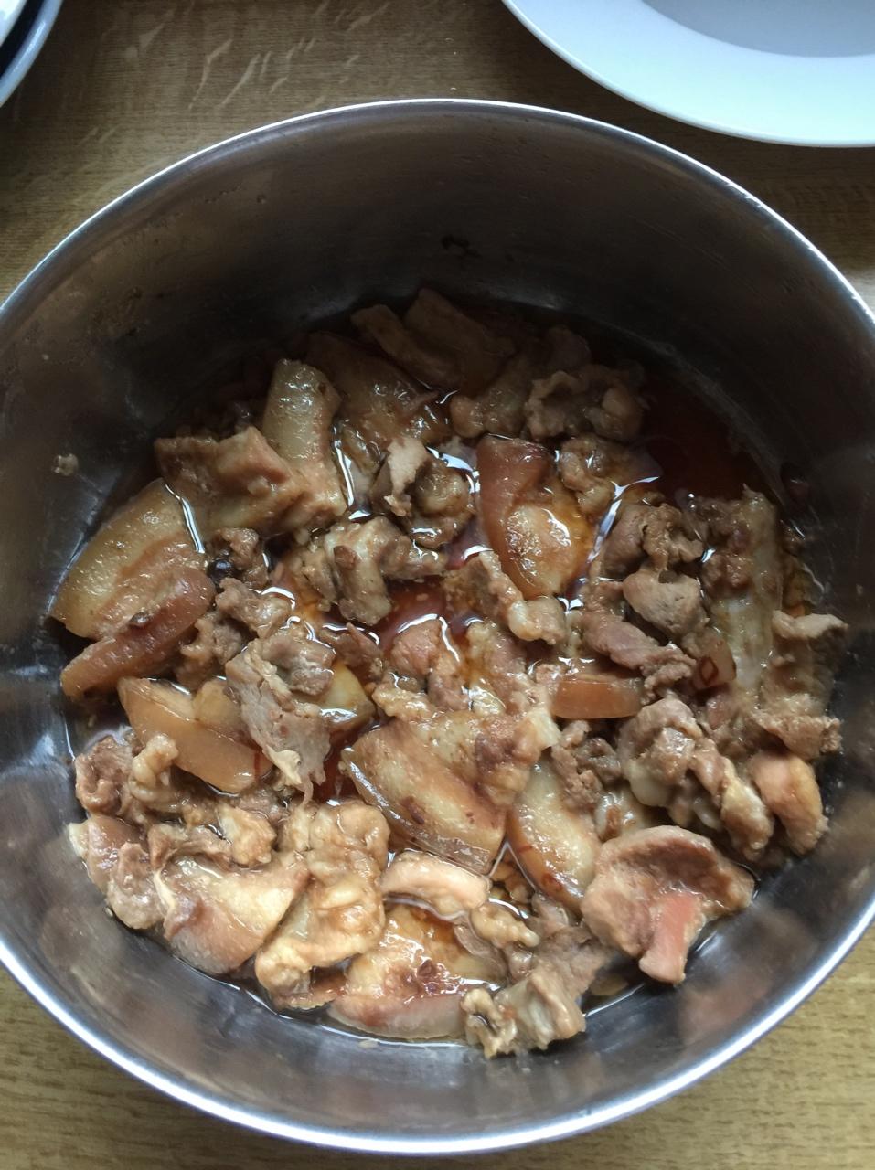 黄豆酱蒸猪肉
