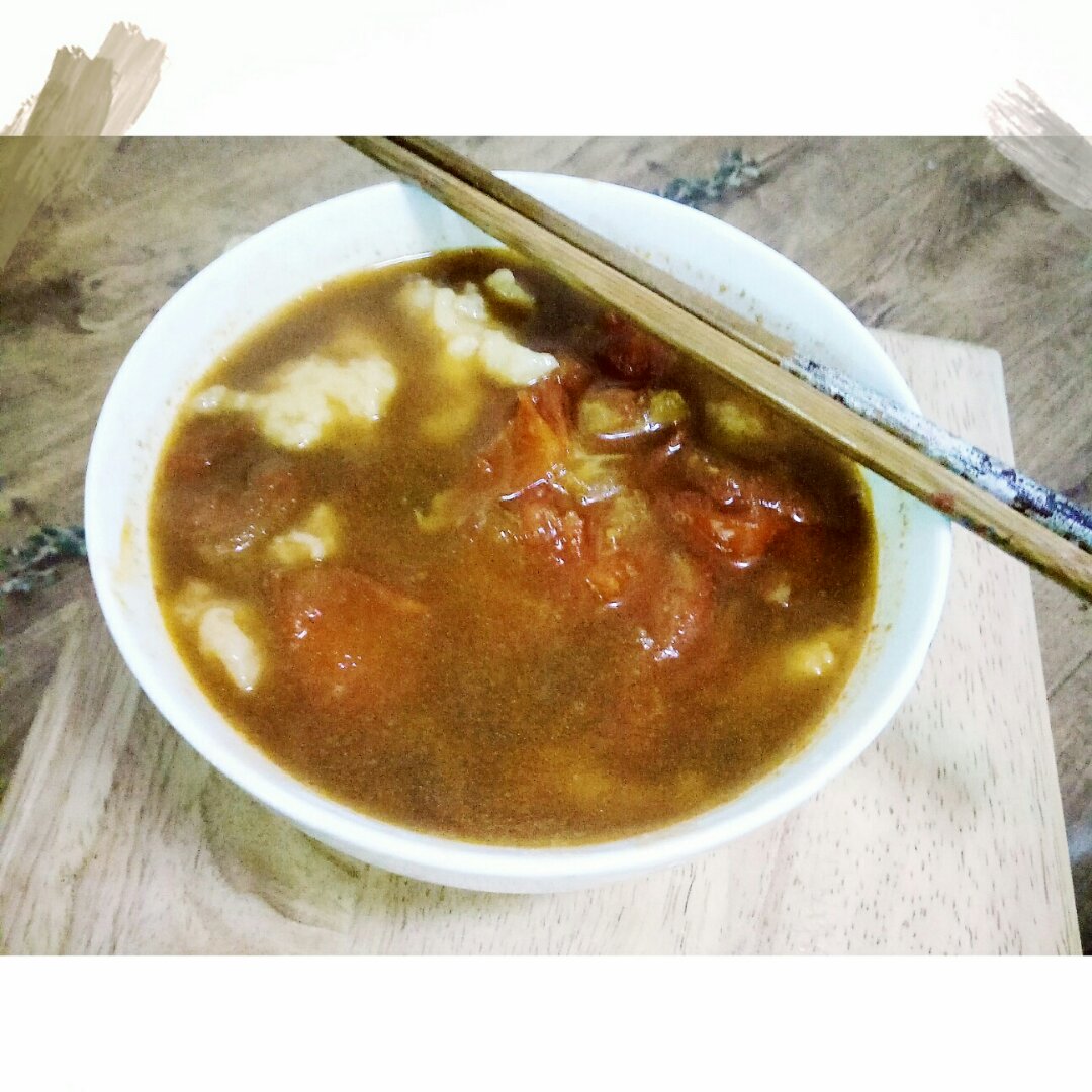 番茄鸡蛋疙瘩面