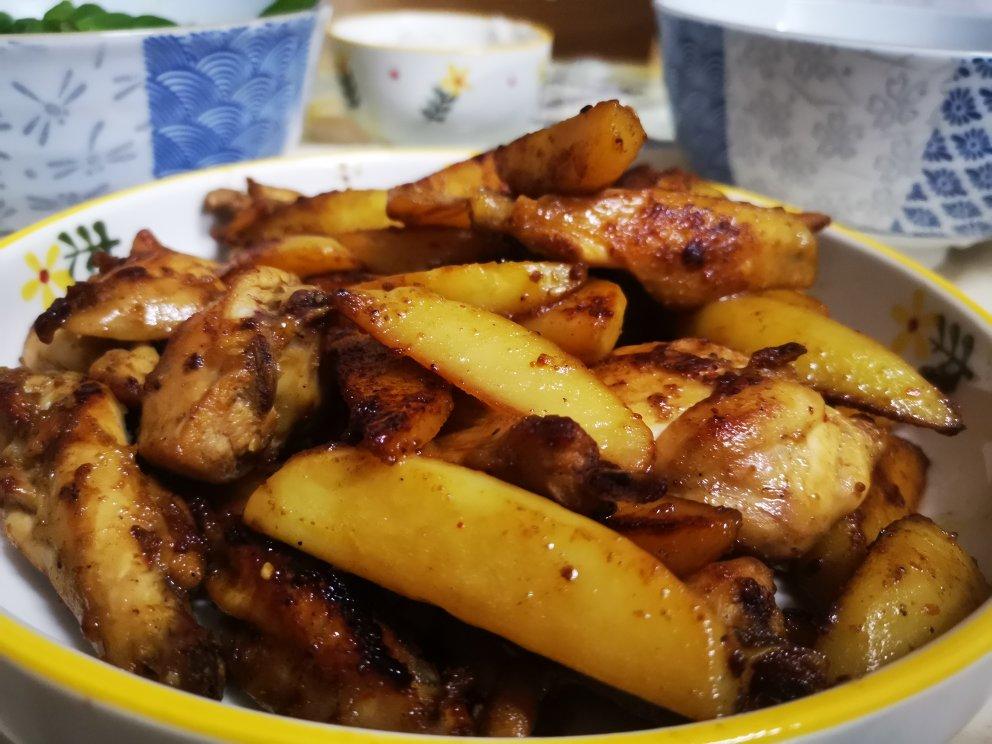 好吃到舔手‼️比烧烤还好吃的孜然鸡翅土豆