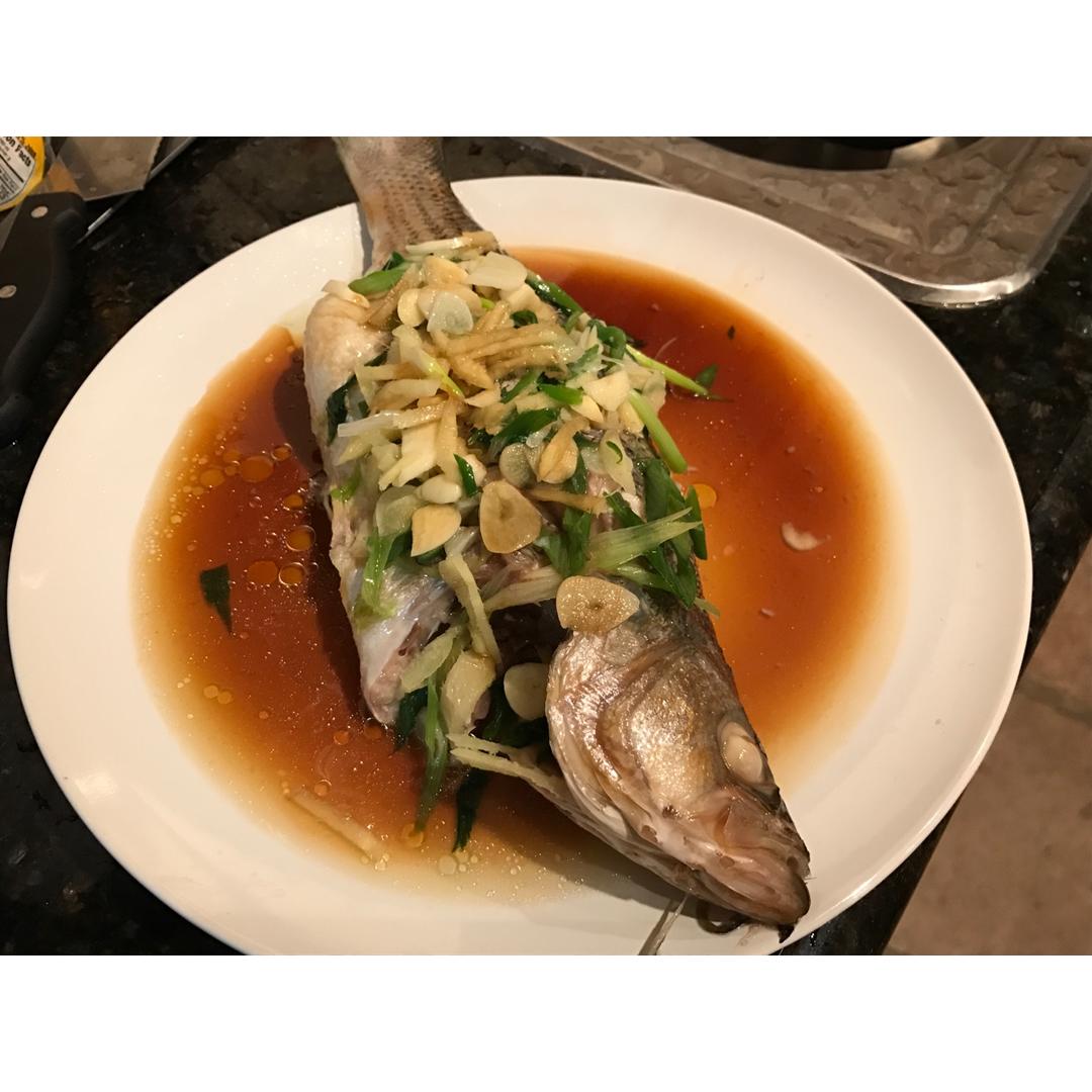 超入味清蒸鱼～清蒸鲈鱼桂花鱼（家常独创）