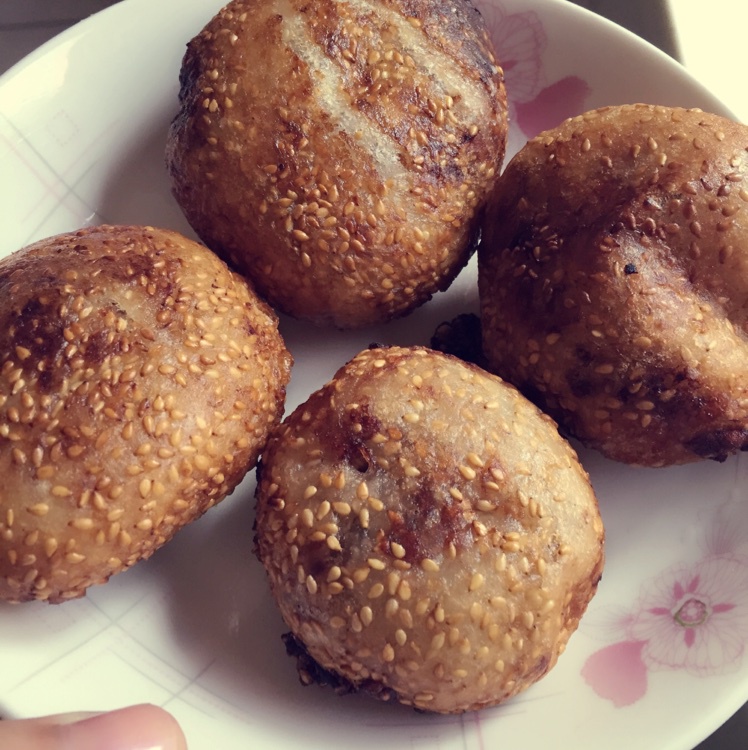 豆沙麻球
