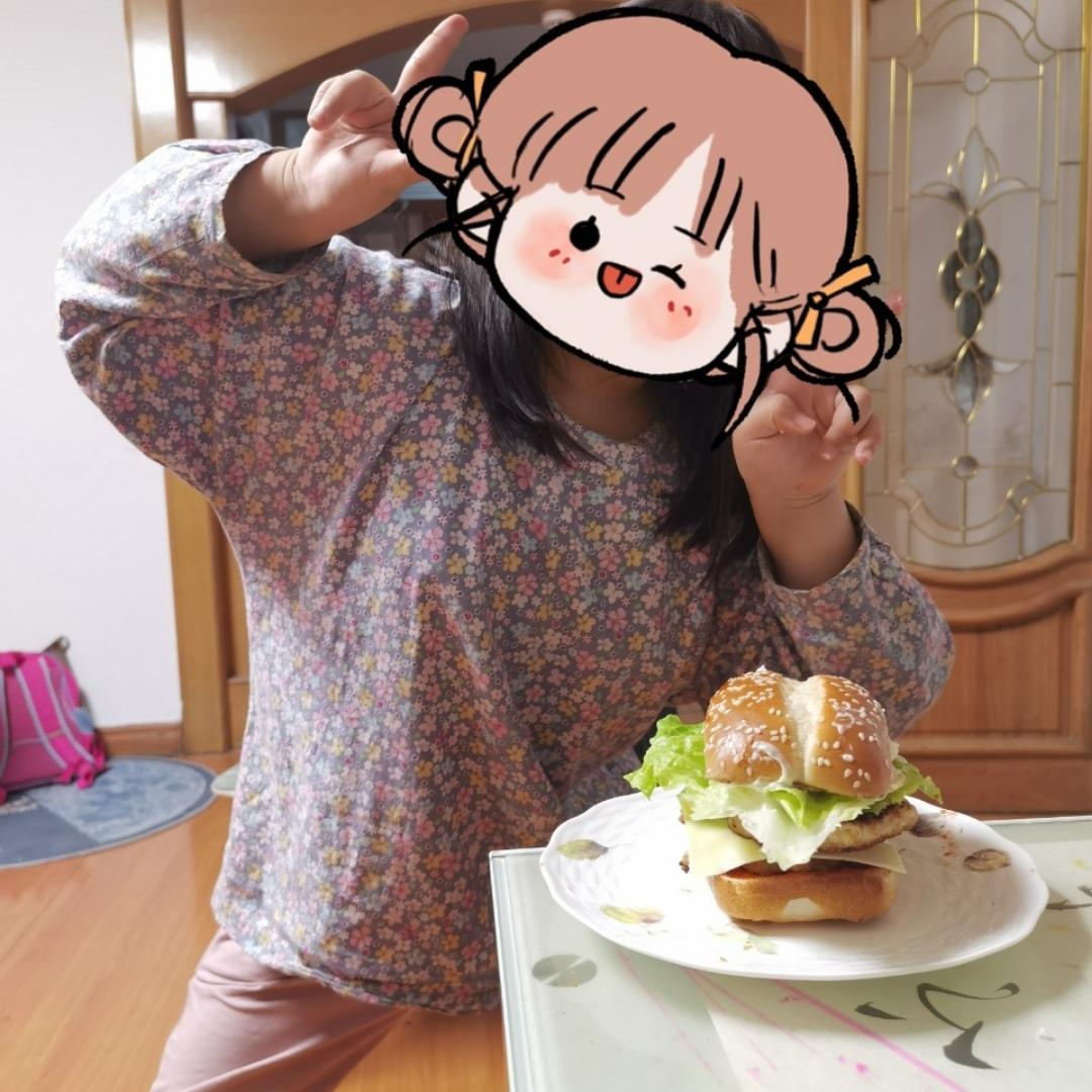 低脂又美味🉐汉堡鸡肉排（小朋友超爱）