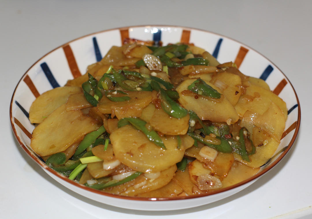 家常炒土豆片